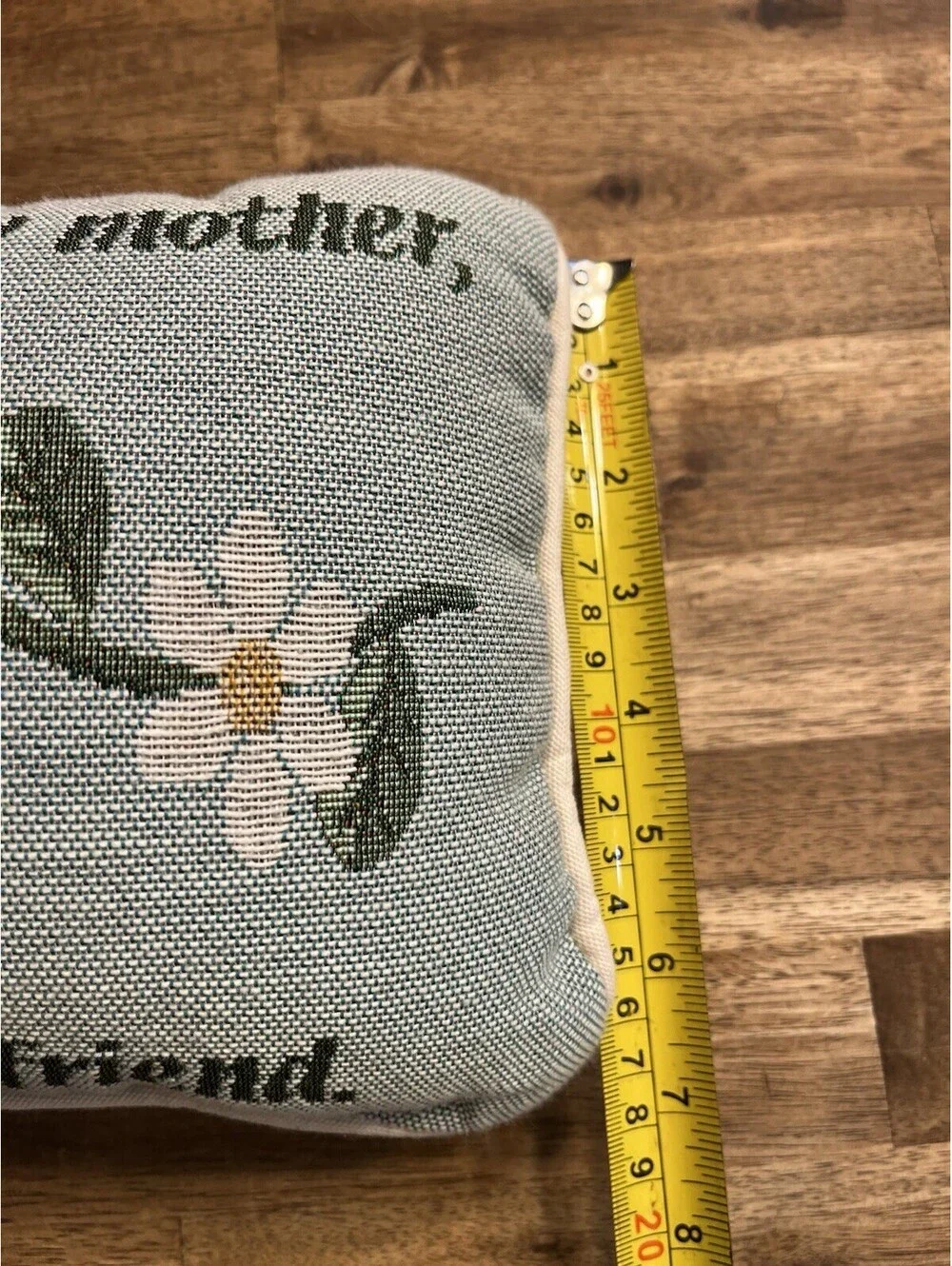 Vintage MOTHER Tapestry Throw Pillow Floral Gift Mom